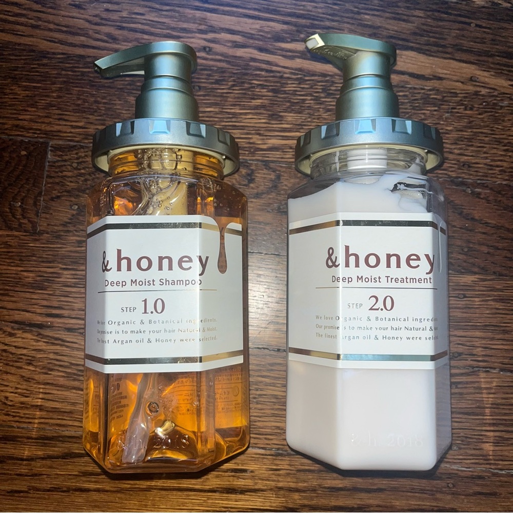 Japan &Honey Deep Moist Shampoo 1.0 & Deep Moist Treatment Step 2.0